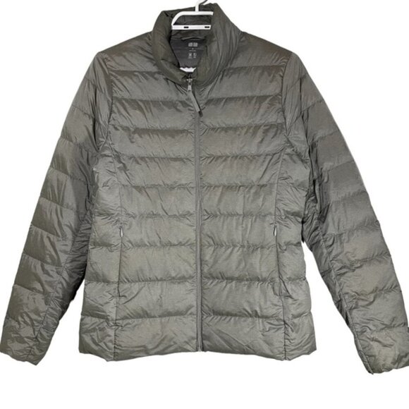 Uniqlo Women's Gray Puffer Jacket - Picture 1 of 7